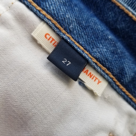 Citizens of Humanity Libby Relaxed Bootcut Denim Jeans 27 Light Wash High Rise - Picture 9 of 14